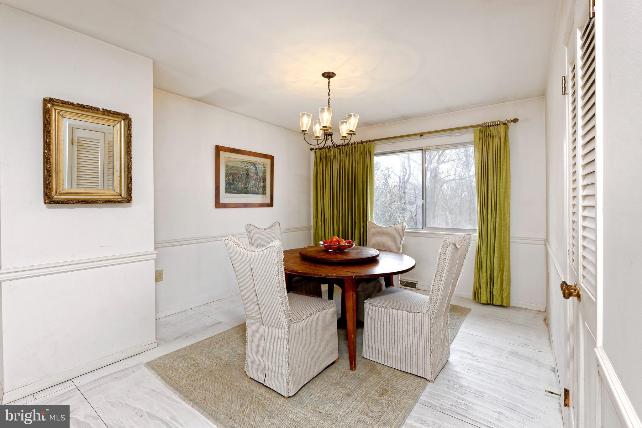 23281 Dover Road Middleburg, VA 20117 - Photo 12 of 65 Dining Room has a large window on one wall