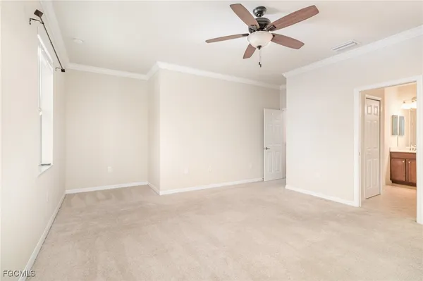 a view of an empty room