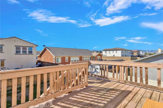 a view of a house with a roof deck