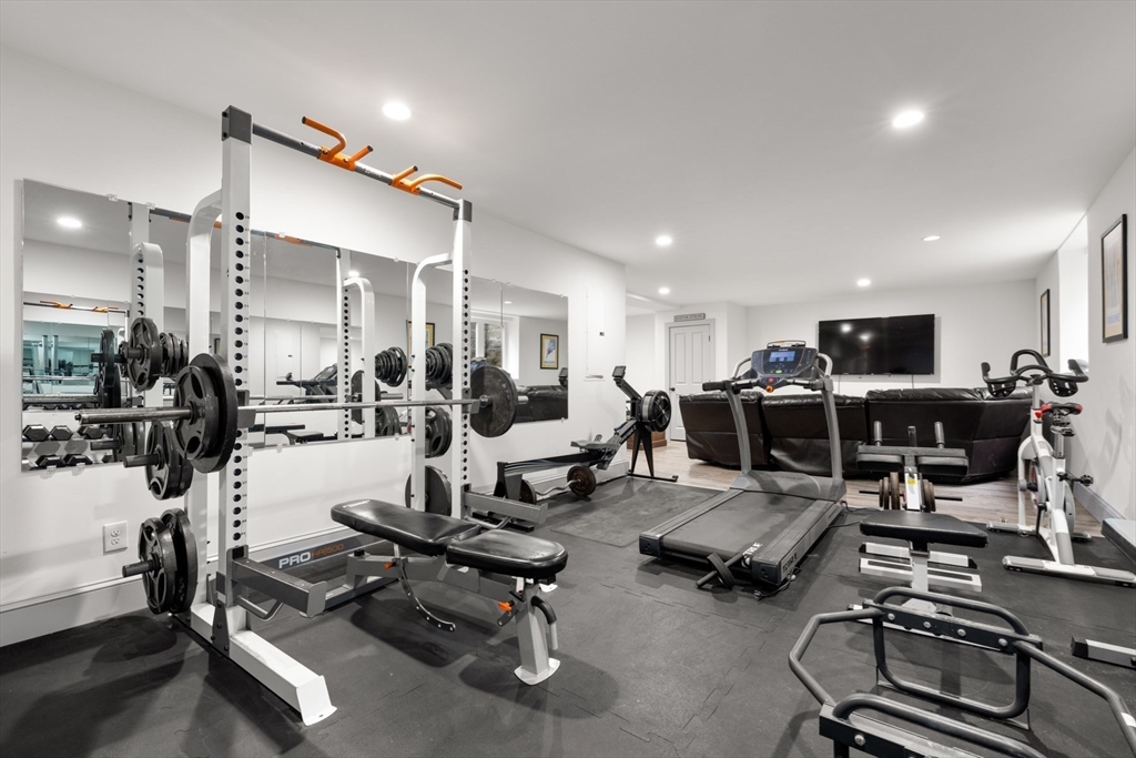 41 Longmeadow Road Wellesley, MA 02482 - Photo 33 of 41 a view of a room with gym equipment