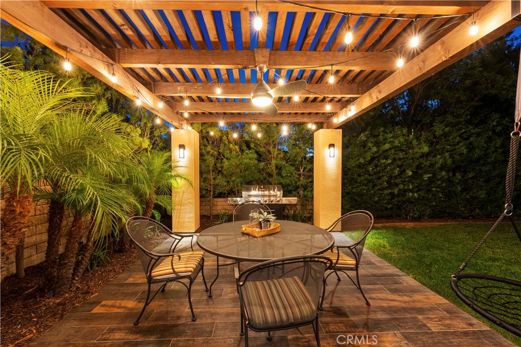 28613 Stonegate Court Valencia, CA 91354 - Photo 42 of 56 built in bbq and custom lighting