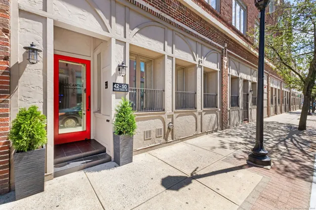a view of a entryway door front of house