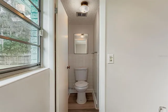 a bathroom with a toilet
