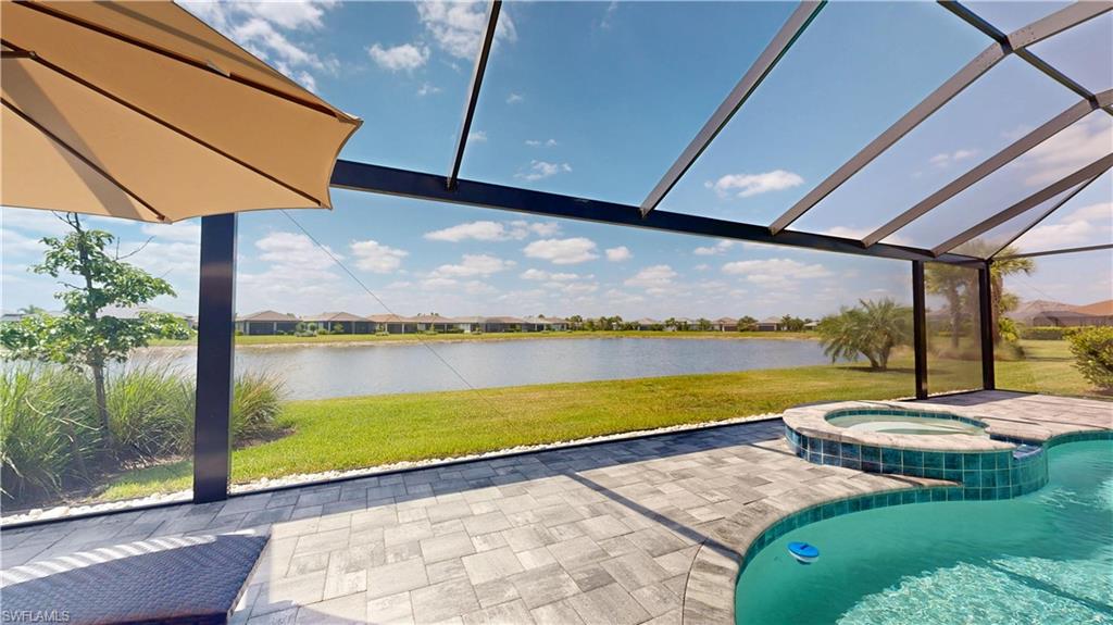 6162 Nobility Way Avenue Immokalee, FL 34142 - Photo 29 of 50 a view of a balcony with lake view and a ocean view