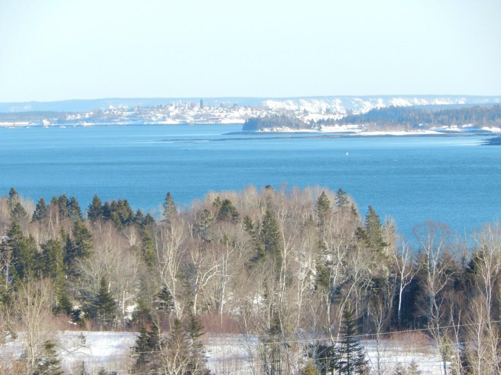 March zoomed winter view, Lubec &...