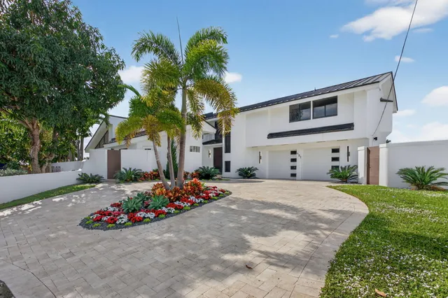 a plant that is in front of a building