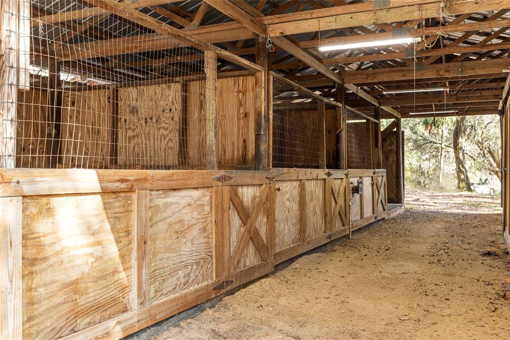 22157 Northwest 87th Avenue Road Micanopy, FL 32667 - Photo 24 of 34 a view of a room with wooden walls