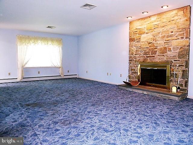 1251 Swamp Road Furlong, PA 18925 - Photo 39 of 57 Master Bedroom w/stone fireplace