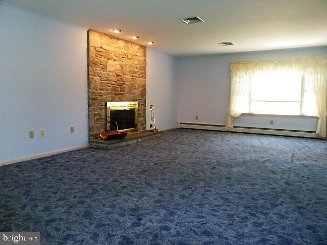 1251 Swamp Road Furlong, PA 18925 - Photo 40 of 57 Master Bedroom w/stone fireplace