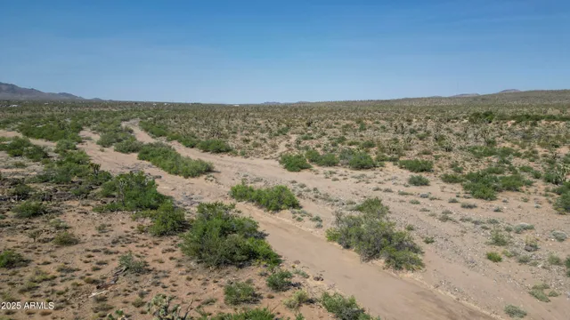 a view of outside space and mountain view