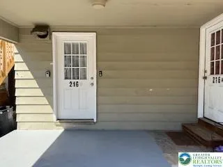 a view of a house with a staircase