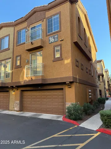 a front view of a building