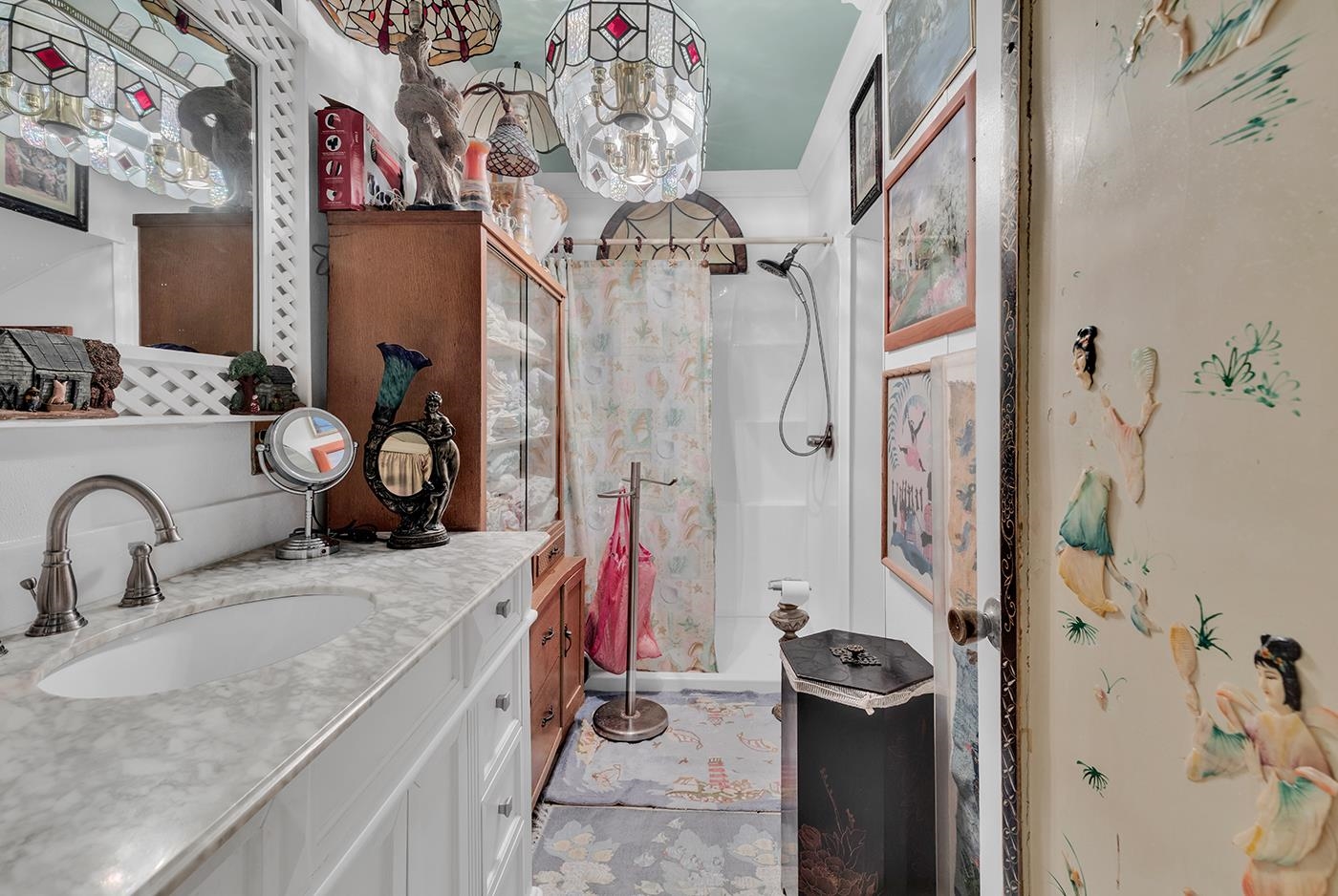 2023 Asbury Street Georgetown, SC 29440 - Photo 19 of 40 Bathroom featuring a stall shower and vanity