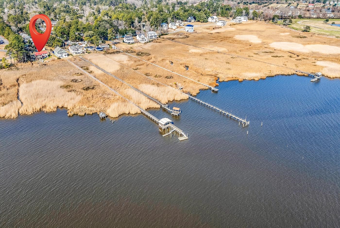 2023 Asbury Street Georgetown, SC 29440 - Photo 35 of 40 Bird's eye view of a nearby body of water