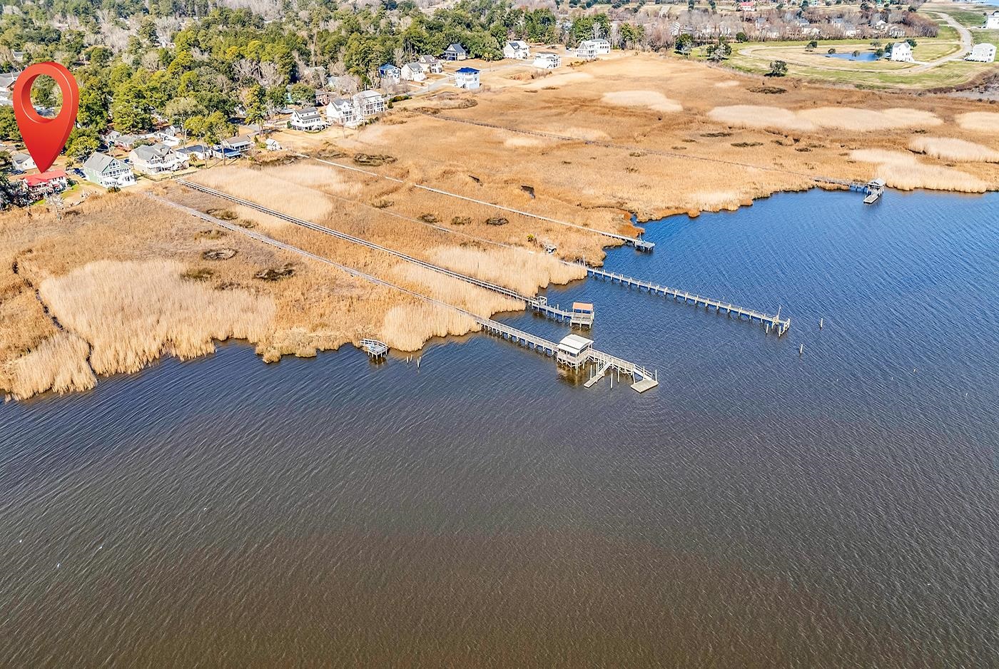2023 Asbury Street Georgetown, SC 29440 - Photo 36 of 40 Bird's eye view of a nearby body of water