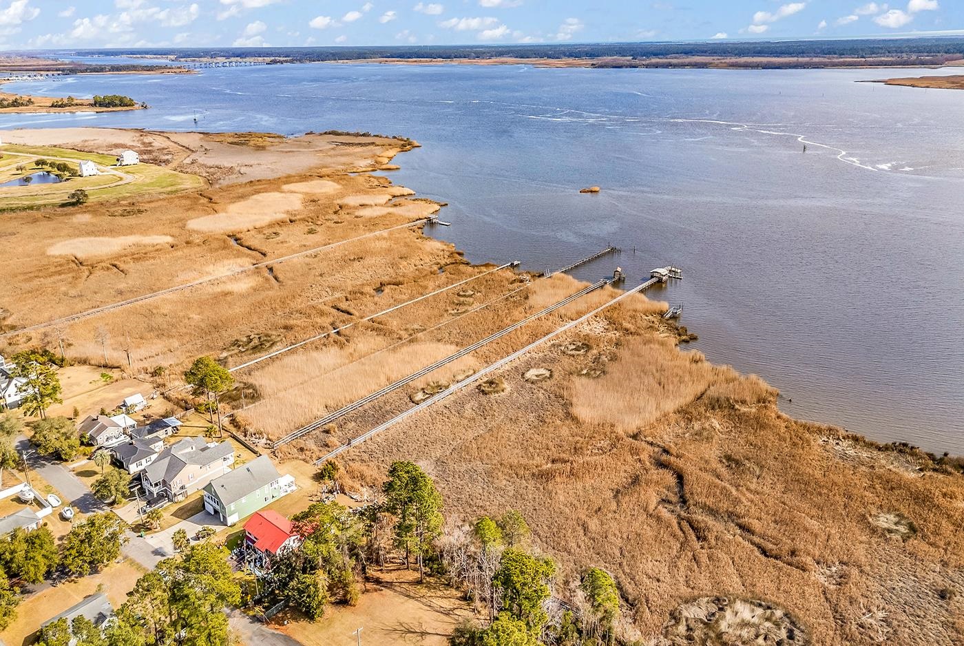 2023 Asbury Street Georgetown, SC 29440 - Photo 40 of 40 Drone / aerial view of a nearby body of water