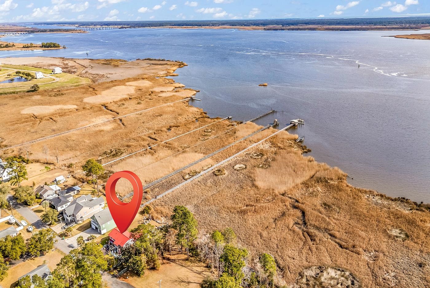 2023 Asbury Street Georgetown, SC 29440 - Photo 4 of 40 Drone / aerial view of a nearby body of water