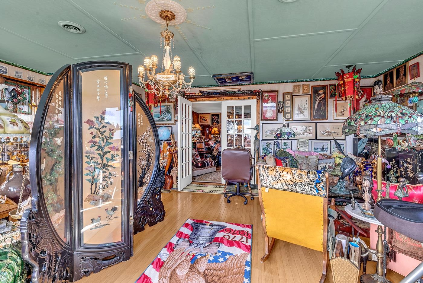 2023 Asbury Street Georgetown, SC 29440 - Photo 8 of 40 Dining space featuring a chandelier and wood finished floors