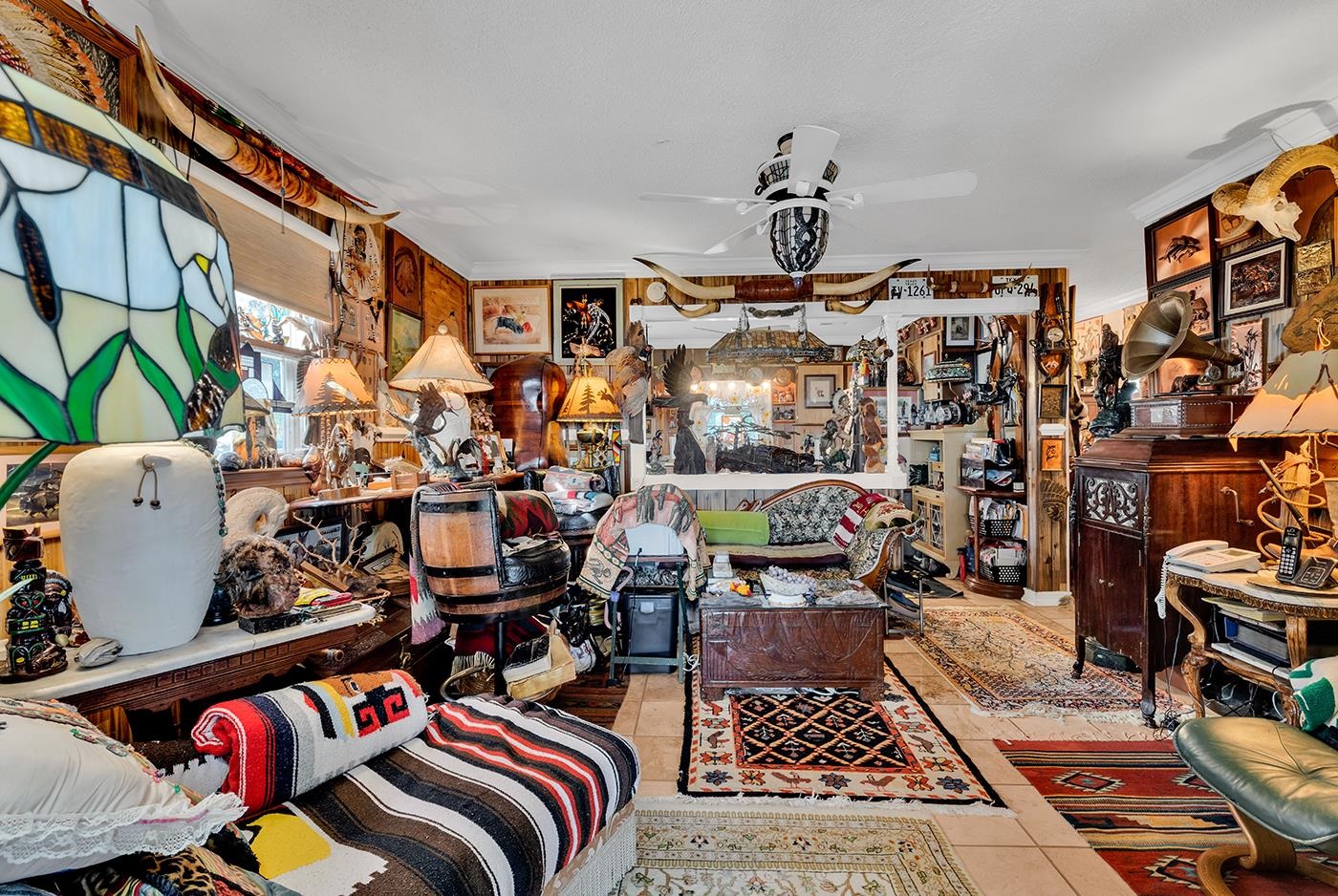 2023 Asbury Street Georgetown, SC 29440 - Photo 10 of 40 Misc room featuring ceiling fan and tile patterned flooring