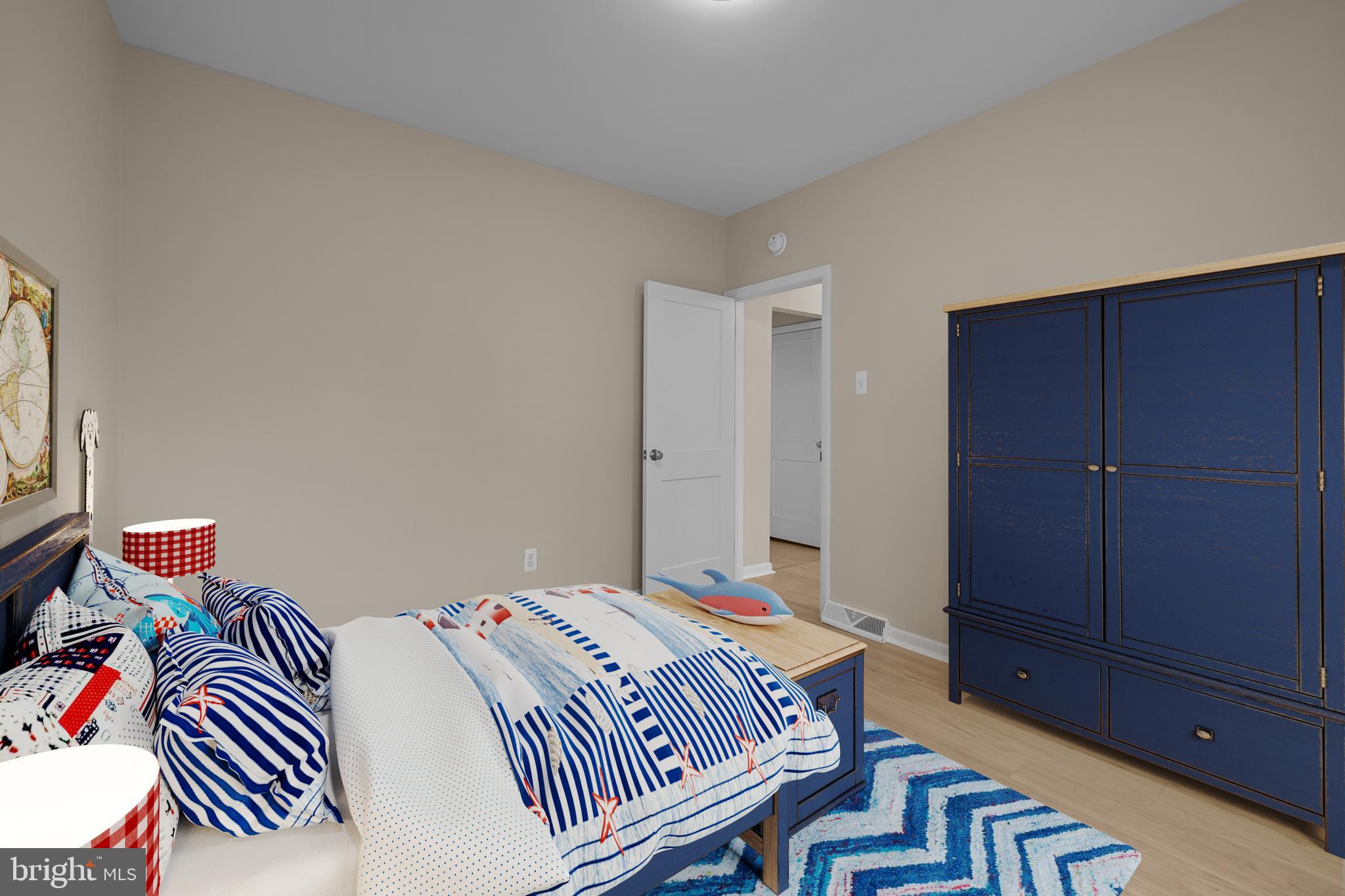 327 West Summit Avenue Wilmington, DE 19804 - Photo 18 of 26 a bedroom with two beds and dresser