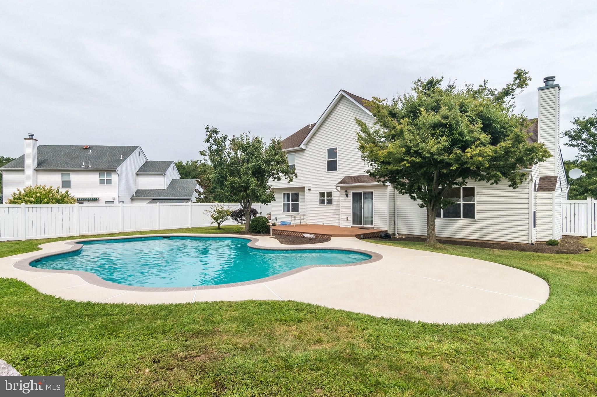 253 Rock Run Road Yardley, PA 19067 - Photo 52 of 52 Rear Home with Swimming Pool