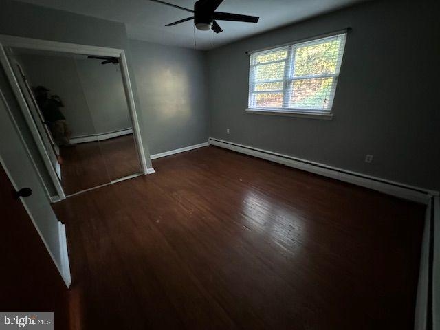 203 Robbins Street Philadelphia, PA 19111 - Photo 15 of 31 wooden floor in an empty room with a window