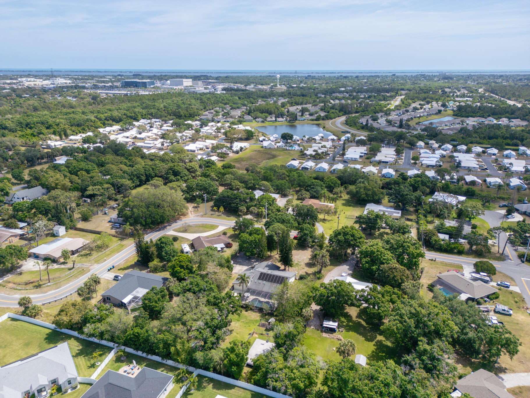810 Knecht Road Northeast Palm Bay, FL 32905 - Photo 55 of 63 an aerial view of multiple house