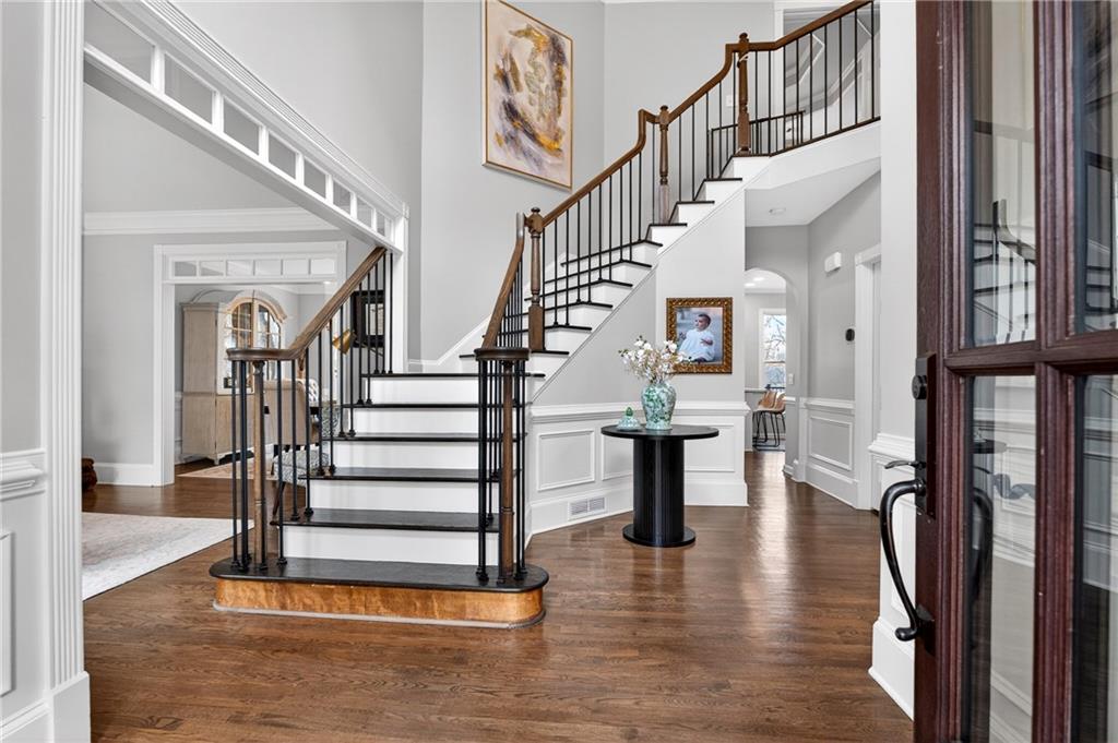 14325 Morning Mountain Way Milton, GA 30004 - Photo 2 of 66 a view of entryway and hall with wooden floor