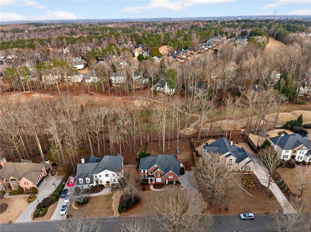 14325 Morning Mountain Way Milton, GA 30004 - Photo 54 of 66 an aerial view of a yard with mountain view