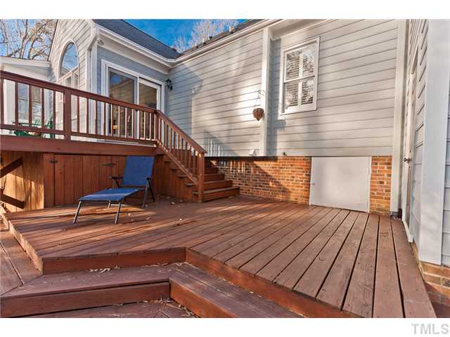 4405 Ennismore Circle Raleigh, NC 27613 - Photo 19 of 21 Deck overlooking backyard.