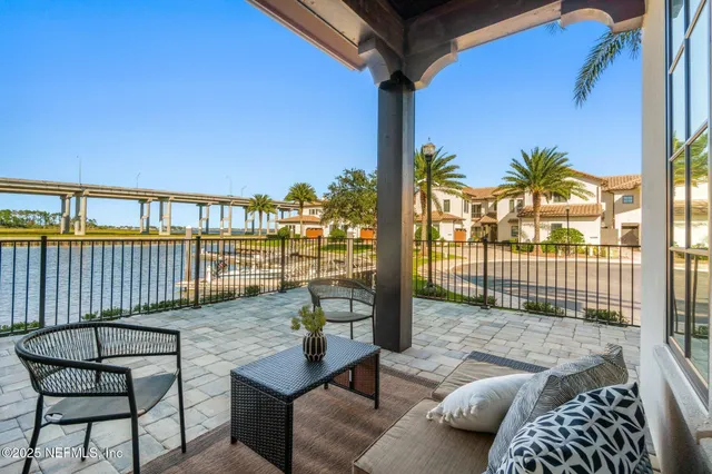 a living room with furniture and a view of living room