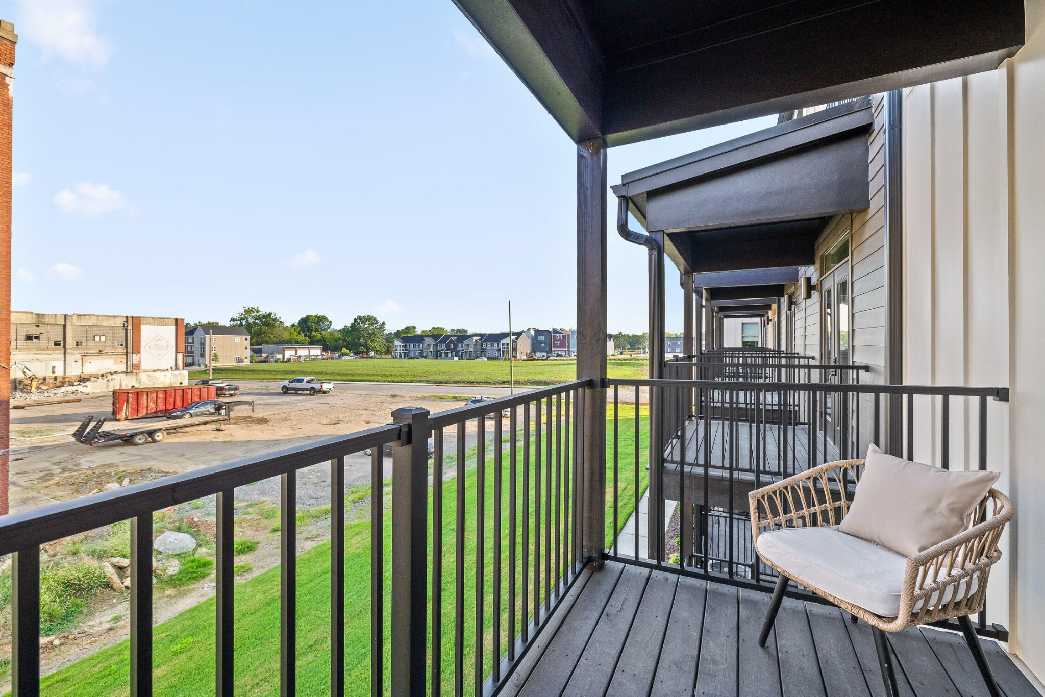1847 Coosa Way Chattanooga, TN 37404 - Photo 22 of 52 a view of roof deck with wooden floor and fence