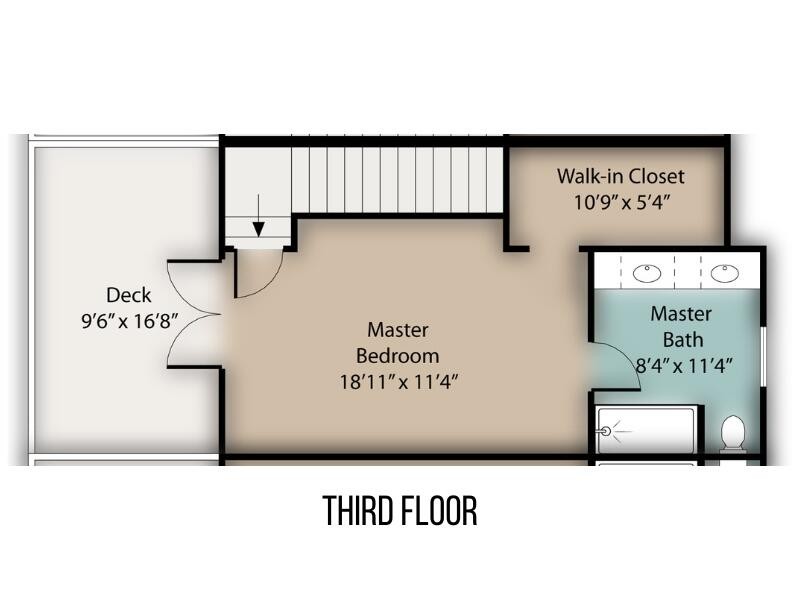 1847 Coosa Way Chattanooga, TN 37404 - Photo 41 of 52 a view of a black and white wall