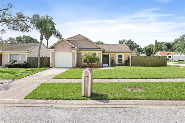 front view of house with a yard