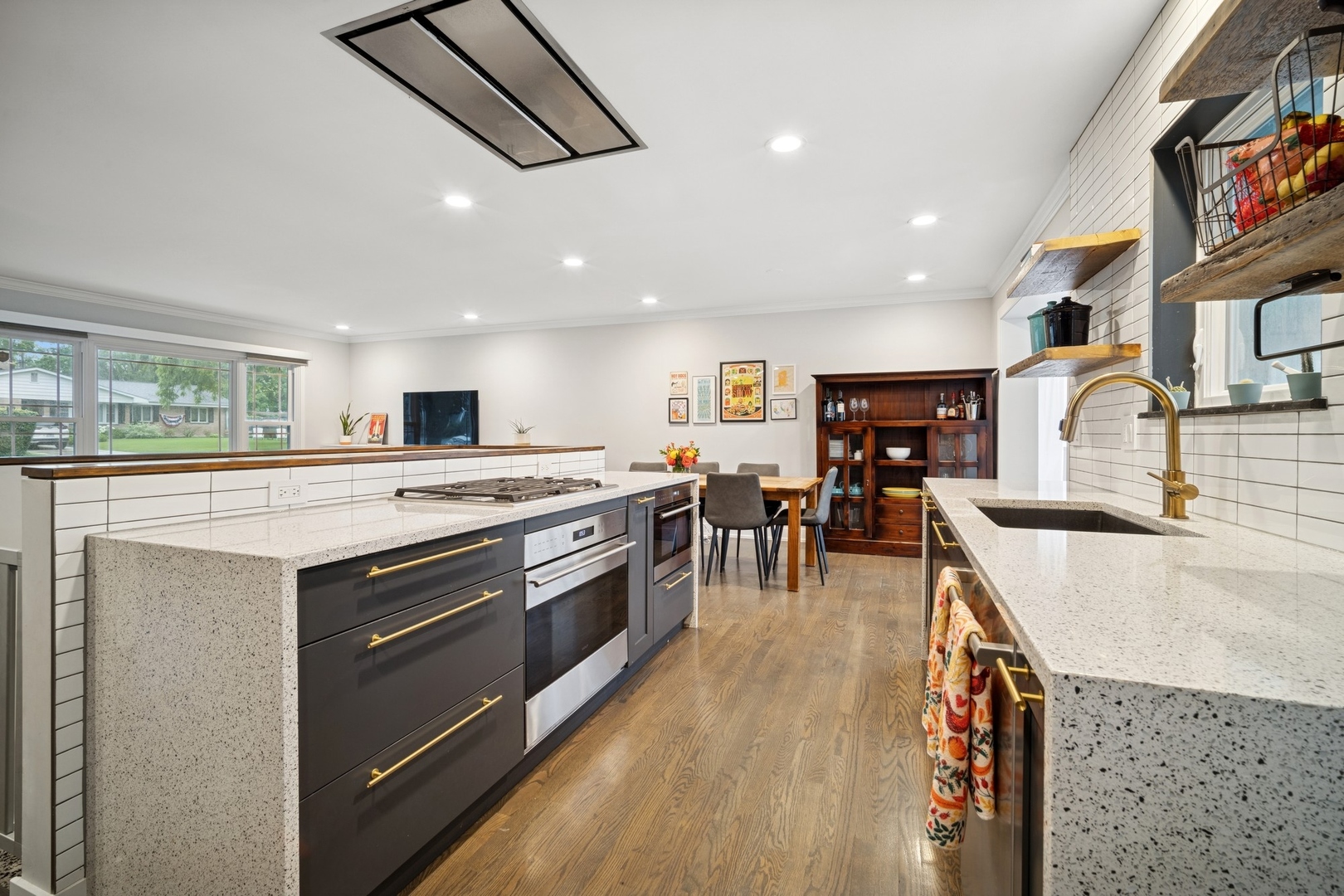 505 Pine Court Lake Bluff, IL 60044 - Photo 12 of 29 a kitchen with stainless steel appliances granite countertop a stove and a sink