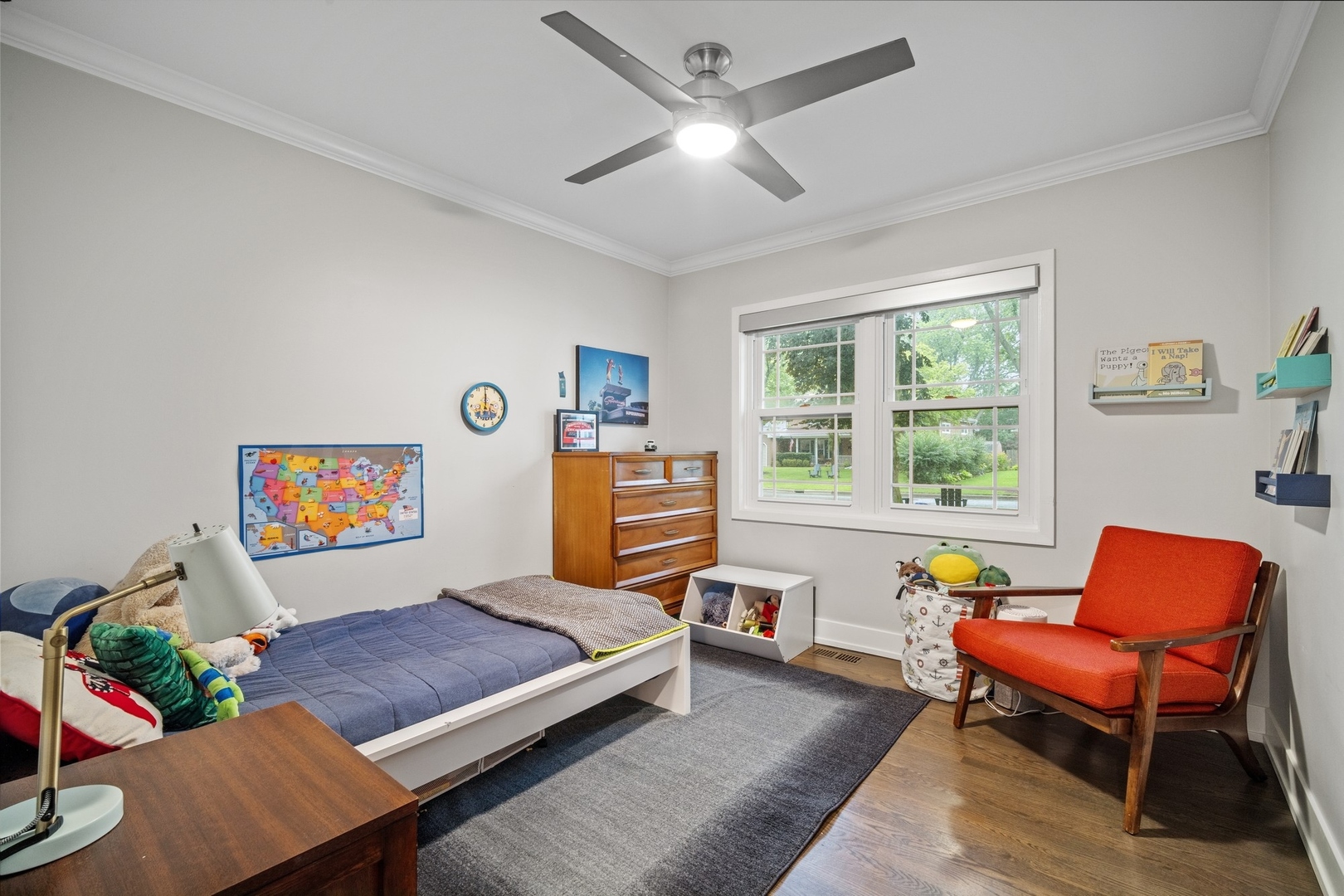 505 Pine Court Lake Bluff, IL 60044 - Photo 17 of 29 a bedroom with furniture and a window