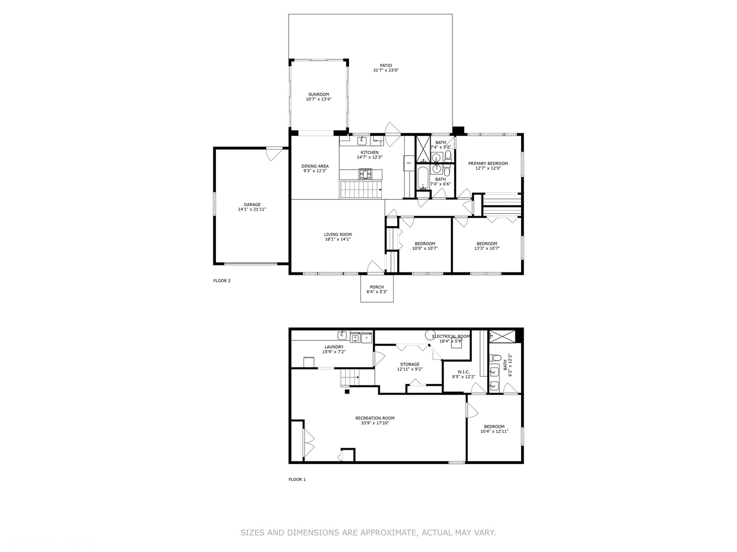 505 Pine Court Lake Bluff, IL 60044 - Photo 29 of 29 a picture of floor plan
