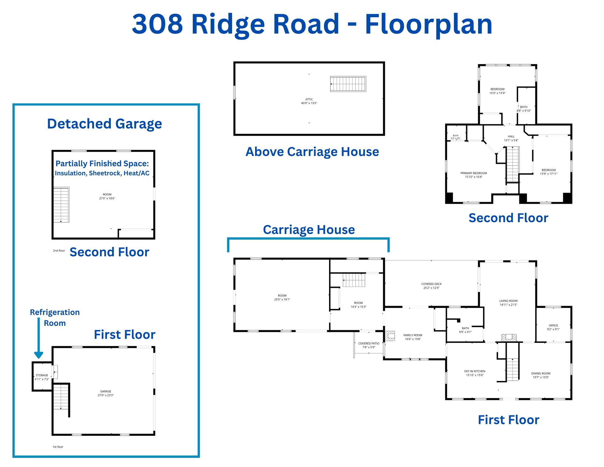 308 Ridge Road Monmouth, ME 04259 - Photo 16 of 16 308 Ridge Road - Floorplan