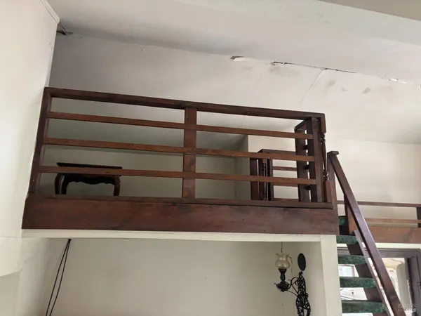 a view of room with window and an outdoor space