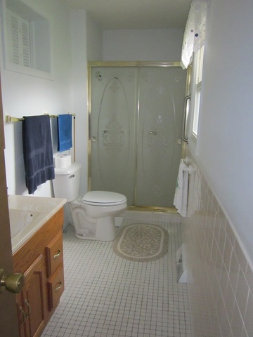 208 Linder Lane Rochelle, IL 61068 - Photo 17 of 25 a bathroom with a sink a toilet and shower