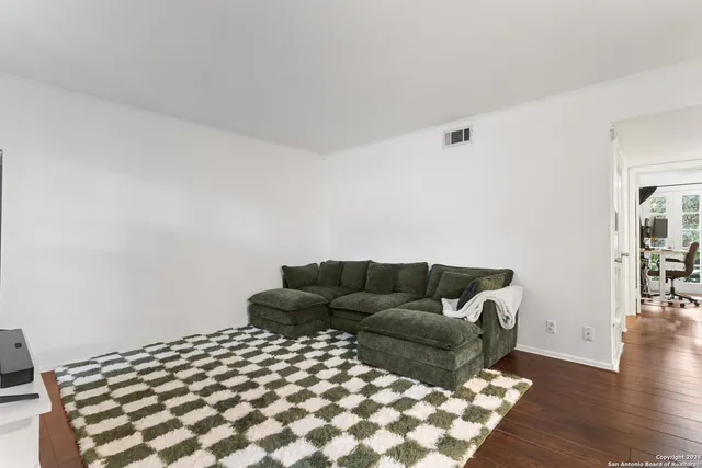 a living room with a couch