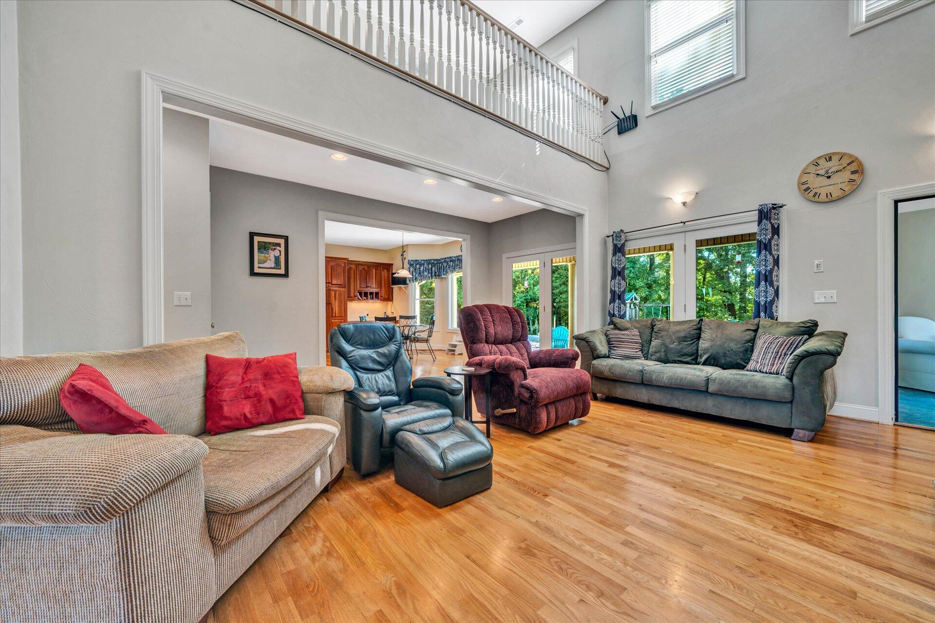 325 Rock Ridge Road Callaway, VA 24067 - Photo 24 of 74 a living room with furniture kitchen view and a window