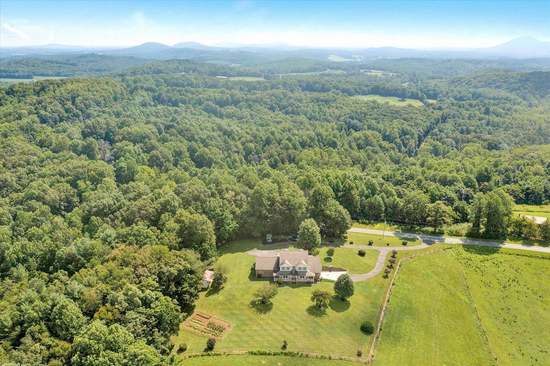 325 Rock Ridge Road Callaway, VA 24067 - Photo 71 of 74 a view of a yard with an outdoor space