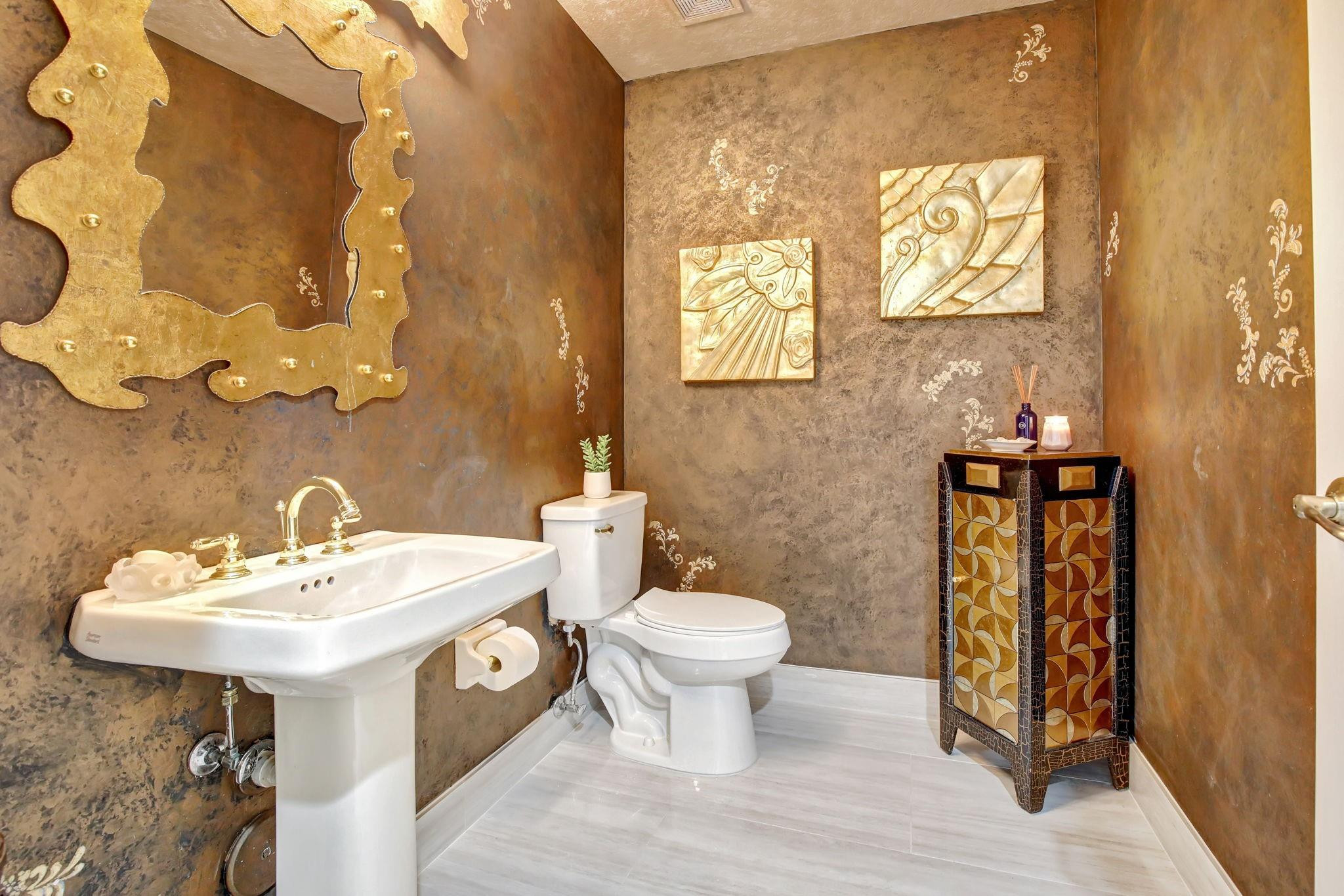 2529 Eagle Run Circle Fort Lauderdale, FL 33327 - Photo 35 of 74 a bathroom with a sink and mirror with toilet