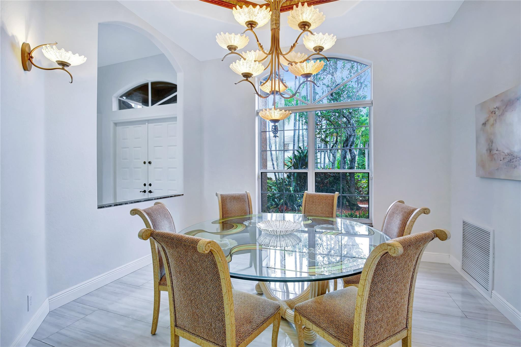 2529 Eagle Run Circle Fort Lauderdale, FL 33327 - Photo 4 of 74 a view of a dining room with furniture wooden floor and chandelier
