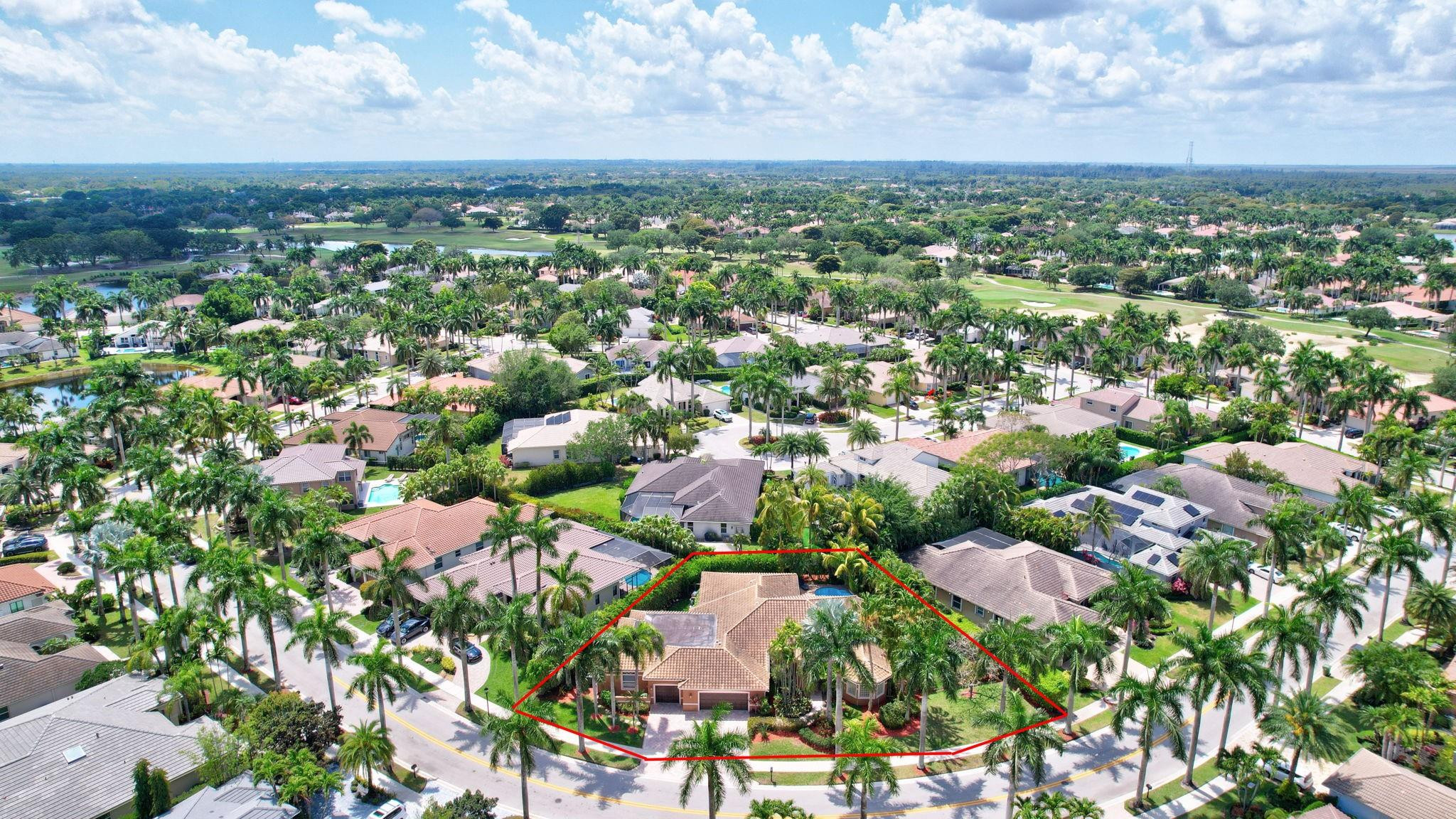 2529 Eagle Run Circle Fort Lauderdale, FL 33327 - Photo 68 of 74 an aerial view of residential houses with outdoor space and trees