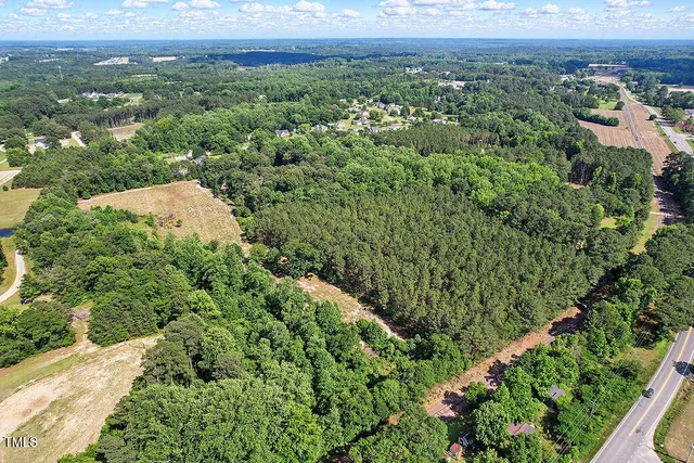 a view of a bunch of trees