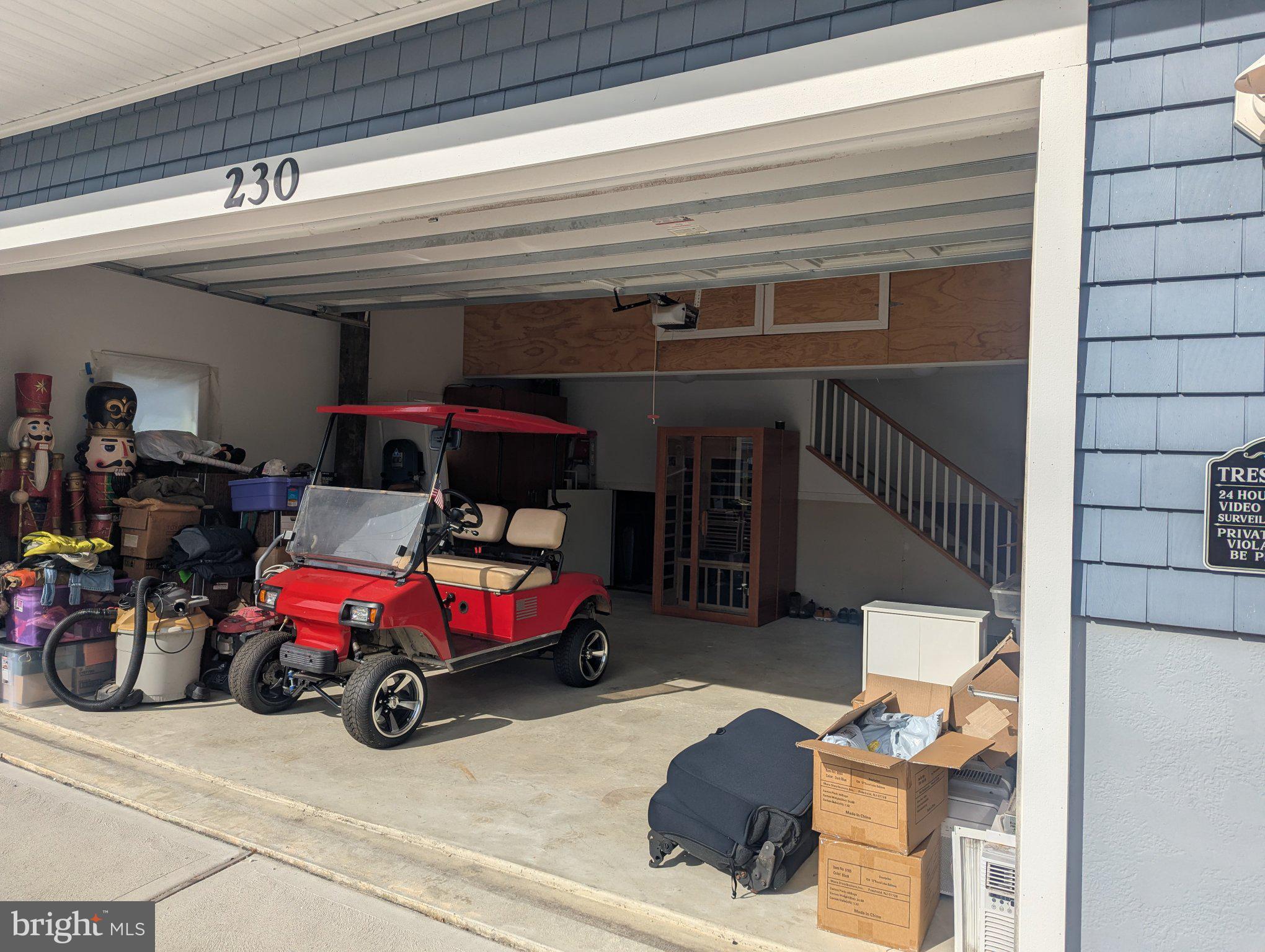 230 South Green Street Tuckerton, NJ 08087 - Photo 20 of 72 Charming garage with a pop of red.