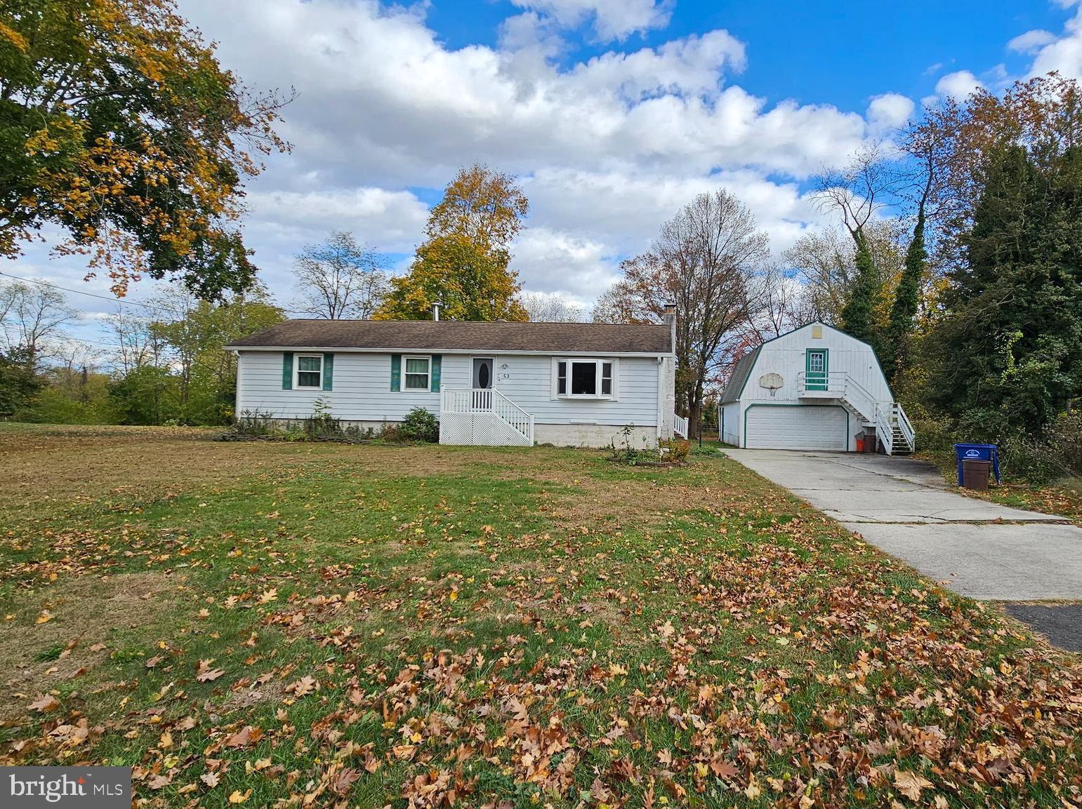 53 Crosswicks Chesterfield Road Chesterfield, NJ 08515 - Photo 2 of 35 a view of a house with a yard