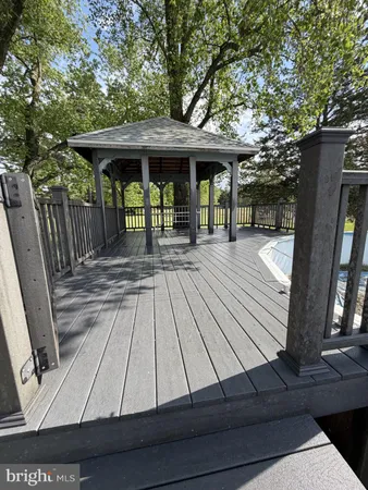 a view of outdoor space and deck patio